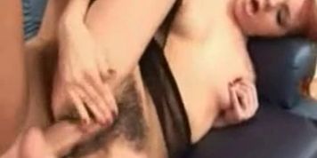 Natural Bush Amateur Gets Creamy Facial After Solo Masturbation